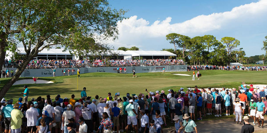 Large crowds at Honda Classic